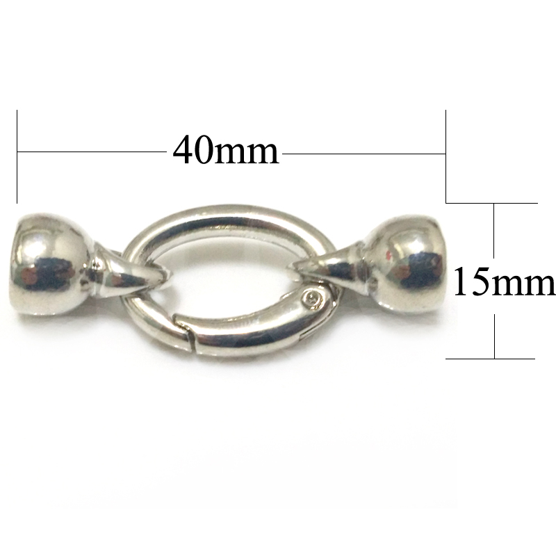 Wholesale 20x30mm White Gold Filled Necklace Shortener Clasp